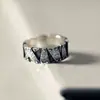 Anel Anel de Prata Tailandesa Estilo Antigo Anel Masculino Dominador Personalizado Fábrica de Joias Atacado