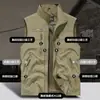 Chaleco de Montañismo 2026 Estilo Nuevo Cuello Alto Chaqueta Casual Sin Mangas Chaleco Primavera y Otoño Chaleco de Pesca para Hombre