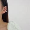 Pendientes Coreanos Dongdaemun para Mujer Perla de Agua Dulce Natural Combinan con Todo Clip para Oreja con Borla Clip para Oreja de Perla Simple Retro