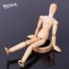 Montmartre Boceto Figura de Madera Arte Cómic Bodegón Bocetado Mano de Madera Imitación Modelo de Figura de Madera Boceto Rápido Atracción Magnética Creativa