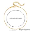 Conjunto de Pulseras Populares Transfronterizas Europeas y Americanas de Acero Inoxidable, Cadena Electroplateada Simple y Elegante, Joyería Ajustable, Suministro de Comercio Exterior