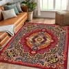 Alfombra Persa Transfronteriza Estilo Étnico Europeo para Hogar Sala de Estar Alfombra para Mesa de Centro Dormitorio Mesita de Noche Entrada Alfombra de Piso Venta al por Mayor