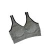 Talla grande Casual Simple Ropa Interior Mujer Látex Sensación Copa Fija Top Tubo Chaleco Base Ropa Interior Envuelta para Mujeres de Mediana Edad y Mayores