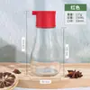 Jarro de Vidro para Servir Óleo para Uso Doméstico, Frasco de Tempero Antigotejamento, Dispensador de Molho de Soja e Vinagre, Garrafa Espessa para Servir Óleo na Cozinha