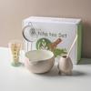 Juego de té matcha de estilo japonés transfronterizo, cuenco de matcha con boquilla Baiben Licha de 7 piezas, nuevo producto de fábrica