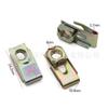 Soporte de tornillo para placa de coche clip de hierro Chery QQ barra delantera clip de retención delantera QQ3 clip base de tornillo para placa