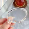 Pulsera Floral para Mujer, Diseño Único, Sólida, Ajustable de Empuje y Tirón, Regalo de Cumpleaños Perfecto para una Amiga