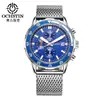 Relógio Masculino Ochstin com Pulseira de Malha, Relógio de Quartzo, Casual, À Prova d'Água, Design Simples, Atacado Disponível