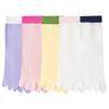 Calcetines Separadores de Dedos para Mujer, Calcetines de Media Pantorrilla, Calcetines Finos de Cinco Dedos para Primavera y Verano, Transpirables y Absorbentes del Sudor, Calcetines Largos de Algodón de Colores Caramelo para Mujer, Cinco Dedos