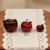 Mini Cerejas Criativas Frutaria Comida Brinquedo Boneca Cereja Decoração de Paisagismo Enfeites Acessórios DIY