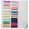 Recubrimiento de PU en stock tela para ropa de cuero brillante PU Pan azul luz táctil tela recubierta lisa suministro de fábrica al por mayor