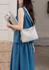 Piel de Vaca de Primera Capa con Textura Natural Bolso de Hombro Casual para Mujer Bolso Cruzado para Viajes Transfronterizos Simple de Cuero Genuino Suave para Mujer