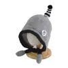 Gorro de Protección para Orejas de Niño para Otoño e Invierno, Lindo y Adorable Gorro de Lana Tejida para Bebé con Diseño de Pingüino Pequeño que Chilla, Cálido y a Prueba de Viento