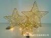 Estrella de Navidad de Doble Capa Transfronteriza Luz LED de Cable de Cobre Pentagrama de Navidad Arte de Hierro Luces de Pentagrama