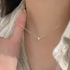 Collar estrellado ultrabrillante de estilo coreano con circonitas completas para mujer, accesorio de cadena para clavícula de nicho de lujo ligero de alta gama, gargantilla elegante y cadena para suéter