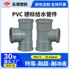 Exportación cruzada estándar alemán PVC suministro de agua codo de 90 grados tes de igual diámetro tapón de tubería conector de rosca interna rosca externa conector de tubería de agua