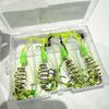 Anzol Explosivo Carpa Cabeçuda Linha Verde Encaixotado Anzol Iseni Anzol Vara de Mar Bomba de Isca Anti-Enrosco Fundo Mola Equipamento de Pesca