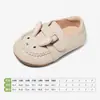 Zapatos de cuero para niñas Snuffy, estilo de dibujos animados Birkenstock, nuevo modelo de otoño para niños, zapatillas suaves antideslizantes estilo princesa para niñas pequeñas