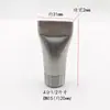 Bico de Sopro de Ar Bico de Pato de Aço Inoxidável Esférico Ajustável Universal Faca de Ar de Alta Pressão Remoção de Poeira Ventilador de Resfriamento Bico de Fenda em Forma de