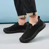 Sapatos Masculinos, Novo Estilo de Primavera, Sapatos de Uma Sola Respiráveis e Confortáveis, Sapatos de Pai Antiderrapantes e Resistentes ao Desgaste, Sapatos Casuais Slip-On Modernos e Versáteis