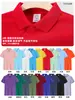 Camisa polo personalizada para trabalho, uniforme de verão corporativo de manga curta para funcionários, camisa de trabalho com gola, camiseta com impressão de logotipo