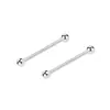 Pendientes de Plata de Ley S999 con Forma de Pie de Banco Cuadrado para Hombres y Mujeres, Pendiente de Clavo Pendiente de Clavo Pequeños Mini Pendientes Simples Libres para Dormir