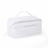 Bolsa de Maquillaje de Malla de Gran Capacidad, Neceser Transparente Sencillo, Bolsa de Almacenamiento de Cosméticos, Neceser de Viaje de Malla de Nylon