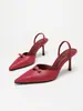 Zapatos de tacón alto para mujer con estampado de piedra al por mayor, moda, elegantes, versátiles, punta fina, punta cerrada, sandalias de tacón fino, novedad de otoño, transfronterizo