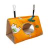 Nido de Invierno Grueso y de Terciopelo Hamaca para Pájaros Nido de Terciopelo para Loro Casa para Pájaros Nido para Dormir de Otoño e Invierno Hamaca Triangular Nido Colgante