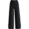 Pantalones de Pana de Lana Rectos de Pierna Ancha para Mujer 2026 Otoño/Invierno Nuevos de Cintura Alta Adelgazantes Cortos de Moda Estilo Nacional Casual