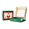 Caja de avión colorida de Navidad, caja de papel hecha a medida extra resistente estilo ins con logo impreso, caja de embalaje de caja de regalo de Navidad de fruta de paz