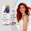 Gleamxi Rojo Tinte Temporal para el Cabello Diario Fresco Estilizado Conveniente Fácil de Teñir Cambio de Color de Cabello Tinte para el Cabello