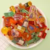Botella de Vino Pequeña Simulada Mixta Hecha a Mano DIY Estéreo Juguete de Comida Botella de Bebida Accesorios de Resina Juguetes para Niños Pequeños Adornos