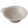 Tigela de sorvete descartável de polpa de papel, tigela espessa para iogurte, cold brew, salada de frutas, tigela pequena biodegradável para smoothie