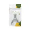 Alicate de Cutícula Sandyi Yipin Tesoura de Manicure para Salões de Unhas, Empurrador de Cutícula de Aço e Garfo de Aço Removedor de Cutícula Conjunto para Unhas