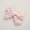 Pinza para el pelo de niños de comercio exterior europeo y americano, tela de algodón jacquard hecha a mano, pinza lateral de lazo para niña, pinza para flequillo de princesa