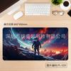 Tapete de mesa de jogo plano transfronteiriço Star Series Trava de borda antiderrapante Oversized resistente a sujeira espessada E-sports Mouse Pad de borracha
