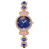 Reloj Pulsera de Calcedonia Douyin Live Corona de Reloj Joyería Moda Reloj para Dama Reloj de Mujer Reloj de Cuarzo