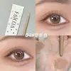 FAICCIA Pluma de Gusano de Seda Perlado para Mujer Iluminador Natural Sentido de Madre Rosa Cristalino Brillante Cristalino Pluma Pegamento para Delineador