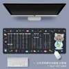 Exportar Exportar Oem Personalização Borda Espessada Mouse Pad Teclas de Atalho Escritório Internet Café Jogo Teclado Mesa Pad