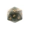 Dados Poliedros de Piedra de Sangre Africana Natural Tallados con Números Juego de Mesa Dnd Juego de Siete Piezas Z02