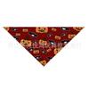 Toalla de Saliva Popular de Amazon para Mascotas, Toalla Triangular con Huellas de Pata de Gato y Perro, Babero para Perro Golden Retriever, Venta al por Mayor de Suministros para Mascotas
