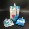 Bolsa con Pico Auto-Soportante Personalizada, Bolsa de Papel de Aluminio Auto-Soportante con Forma Especial y Pico, Empaque de Grado Alimenticio, Bolsa para Sopa para Llevar, Yogur y Salsa Picante