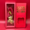 Llavero Dorado Dios de la Fortuna Año del Caballo con Bolas de Agua Colgante de Riqueza Instantánea Colgante para Bolso San Valentín Regalo de Año Nuevo
