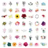 50 hojas/100 hojas gran colección de pegatinas de graffiti de flores y plantas DIY creativas para taza de agua, computadora, guitarra, cuaderno, escritorio