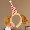 Linda Diadema de Peluche para Mujer, Nuevo Estilo de Dibujos Animados 2026, Adorable Pinza de Pelo Diadema, Accesorio para Fotos de Viaje, Versátil