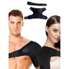 Correa de compresión ajustable de un solo hombro transfronteriza para hombres y mujeres, correa de soporte protectora transpirable para deportes, protector de hombro cálido