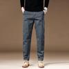 Pantalones casuales rectos holgados de alta gama para hombre, sencillos, de moda, estilo retro high street, combinables para primavera y verano