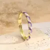 Pulsera Geométrica de Esmalte Cloisonné Vintage con Gotas de Aceite, Joyería Versátil de Alta Gama