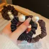 Cuerda para el Cabello para Mujer, Diadema de Perlas, Cuerda para el Cabello, Goma Elástica Femenina, Cola de Caballo Alta, Cuerda para el Cabello, Nueva Goma Elástica de Perlas Artificiales de Celebridad de Internet